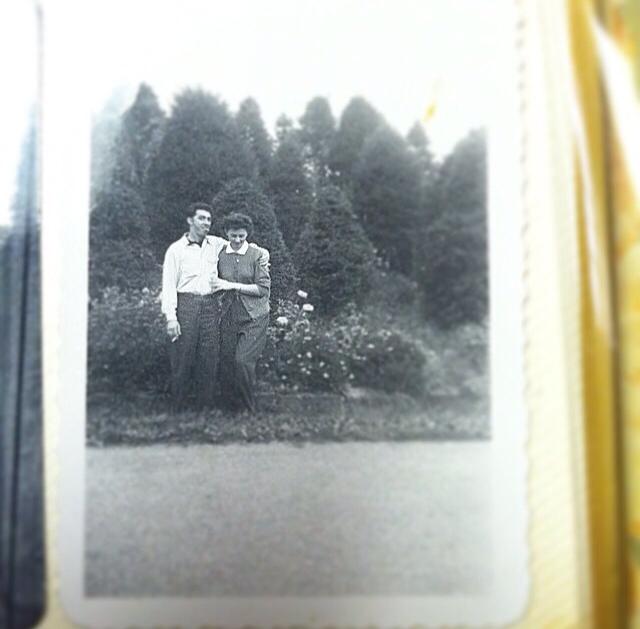 My grandfather and my grandmother, late '40s. 